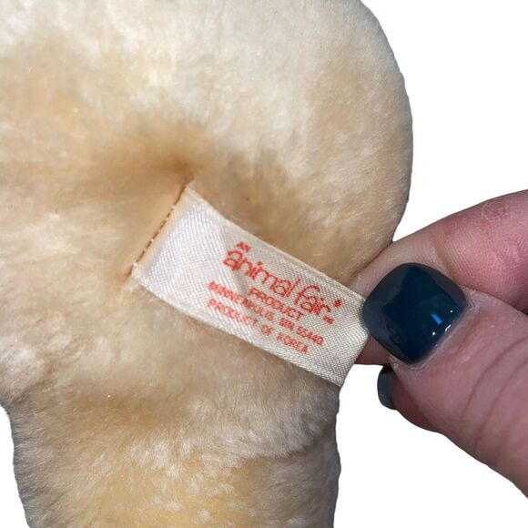 Vintage Animal Fair Tooth Fairy Bear Plush Teddy Stuffed Nursery Gift Pocket 8" - Picture 6 of 8